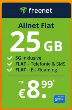 Expert freenet Allnet Flat 25 GB Angebot