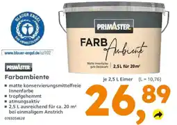 Globus Baumarkt PRIMASTER Farbambiente Angebot