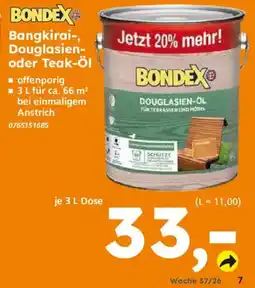 Globus Baumarkt BONDEX DOUGLASIEN-ÖL Angebot