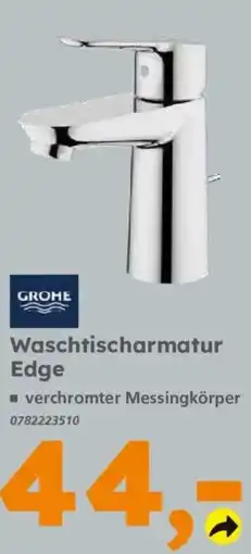 Globus Baumarkt GROHE Waschtischarmatur Edge Angebot