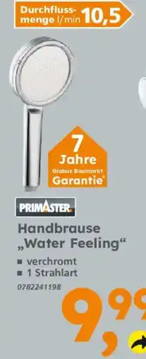 Globus Baumarkt PRIMASTER Handbrause „Water Feeling“ Angebot