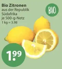 V Markt Bio Zitronen Angebot