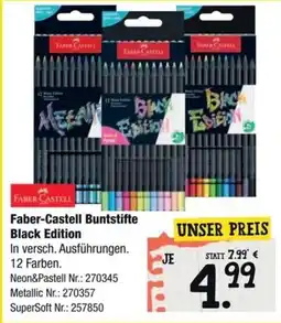 Rofu Kinderland Faber-Castell Buntstifte Black Edition Angebot