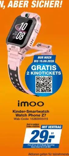 Expert imoo Kinder-Smartwatch Watch Phone Z7 Angebot