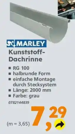 Globus Baumarkt MARLEY Kunststoff-Dachrinne Angebot