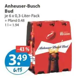 V Markt Anheuser-Busch Bud Angebot