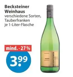 V Markt Becksteiner Weinhaus Angebot