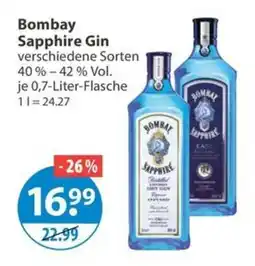 V Markt Bombay Sapphire Gin Angebot