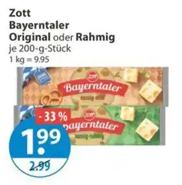 V Markt Zott Bayerntaler Angebot