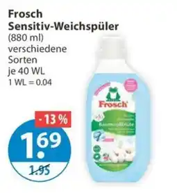V Markt Frosch Sensitiv-Weichspüler Angebot