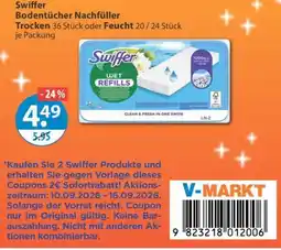V Markt Swiffer Bodentücher Nachfüller Angebot