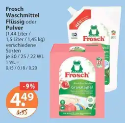 V Markt Frosch Waschmittel Angebot