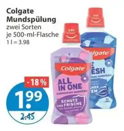 V Markt Colgate Mundspülung Angebot