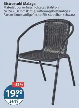 V Markt Bistrostuhl Malaga Angebot