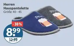 V Markt Herren Hauspantolette Angebot