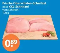 V Markt Frische Oberschalen-Schnitzel oder XXL-Schnitzel vom Schwein Angebot