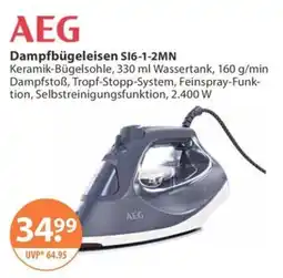 V Markt AEG Dampfbügeleisen SI6-1-2MN Angebot