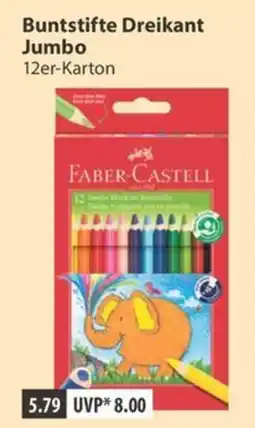 V Markt Buntstifte Dreikant Jumbo Faber-Castell Angebot