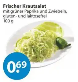 V Markt Frischer Krautsalat mit grüner Paprika und Zwiebeln, gluten- und laktosefrei Angebot