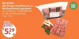 V Markt Bio Bühler Bio Rinder-Hackfleisch oder Bio Hackfleisch gemischt Angebot