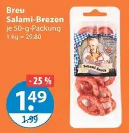 V Markt Breu Salami-Brezen Angebot