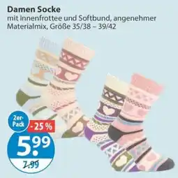 V Markt Damen Socke Angebot