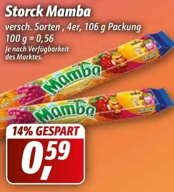 Simmel Storck Mamba 106g Angebot