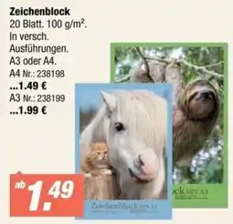 Rofu Kinderland Zeichenblock Angebot