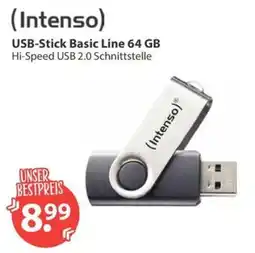 V Markt Intenso USB-Stick Basic Line 64 GB Angebot