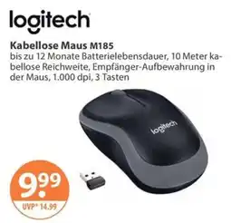 V Markt Logitech Kabellose Maus M185 Angebot
