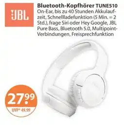 V Markt JBL Bluetooth-Kopfhörer TUNE510 Angebot