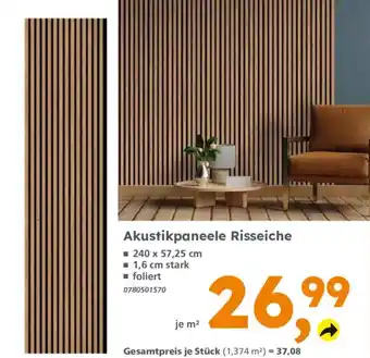 Globus Baumarkt Akustikpaneele Risseiche Angebot