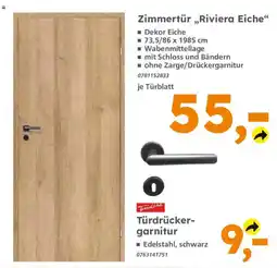 Globus Baumarkt Zimmertür "Riviera Eiche" Angebot