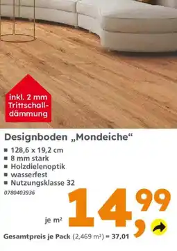 Globus Baumarkt Designboden "Mondeiche" Angebot