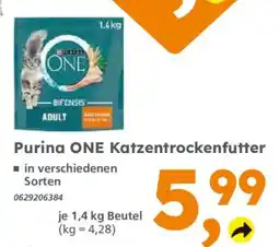 Globus Baumarkt Purina ONE Katzentrockenfutter Angebot