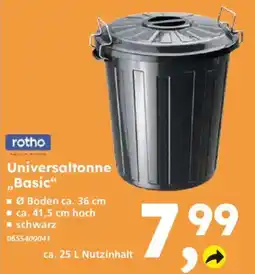 Globus Baumarkt rotho Universaltonne "Basic" Angebot