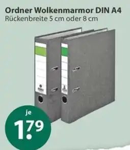 V Markt Ordner Wolkenmarmor DIN A4 Angebot