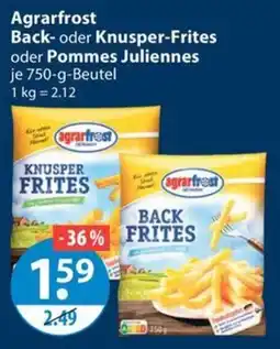 V Markt Agrarfrost Back- oder Knusper-Frites Angebot