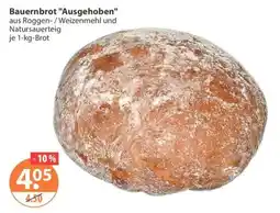 V Markt Bauernbrot "Ausgehoben" Angebot