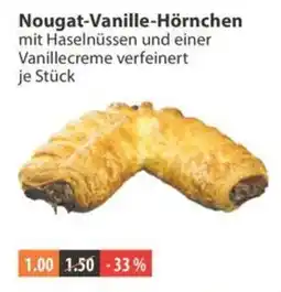 V Markt Nougat-Vanille-Hörnchen Angebot