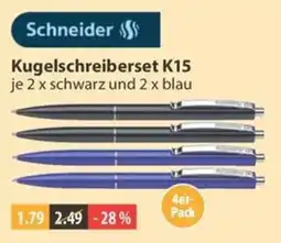 V Markt Schneider Kugelschreiberset K15 Angebot