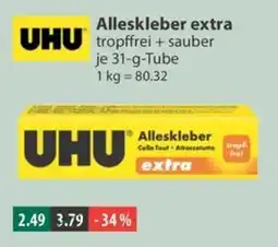 V Markt UHU Alleskleber extra Angebot