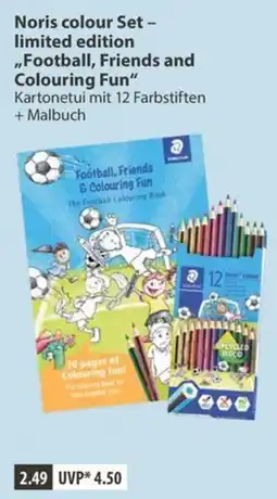 V Markt Noris colour Set - limited edition „Football, Friends and Colouring Fun“ Angebot
