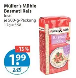 V Markt Müller's Mühle Basmati Reis Angebot