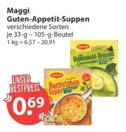 V Markt Maggi Guten-Appetit-Suppen Angebot