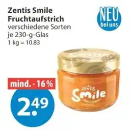 V Markt Zentis Smile Fruchtaufstrich Angebot