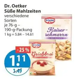 V Markt Dr. Oetker Süße Mahlzeiten Angebot