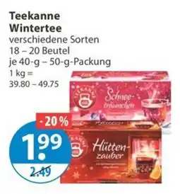 V Markt Teekanne Wintertee Angebot
