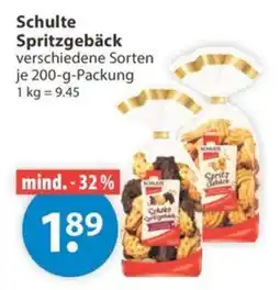 V Markt Schulte Spritzgebäck Angebot
