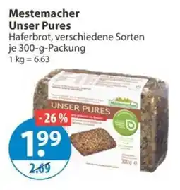 V Markt Mestemacher Unser Pures Haferbrot Angebot